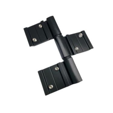 Imagem de DOBRADICA ENCAIXE TRIPLA PRETA LINHA 42 DOB-704 PORTA GIRO