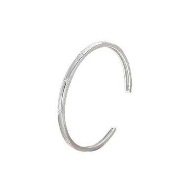 Imagem de Pulseiras de zircônia triangular para mulheres, pulseira delicada, bijuteria, uso diário, festa, presentes de Natal para mulheres