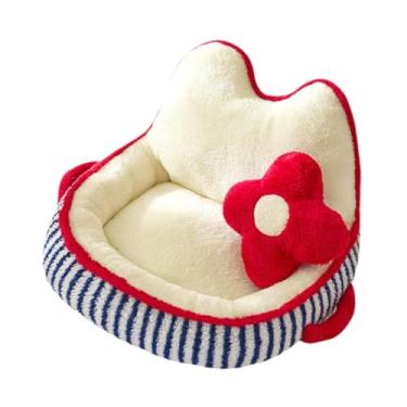 Imagem de WeiLaiKeQi Cama lavável para cachorro, sofá de pet, canil interno quente para gatinhos e filhotes, S