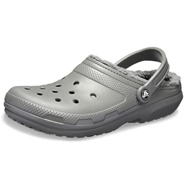 Imagem de Sandália Classic Lined, Crocs, Adulto Unissex, Slate Grey/Smoke, 35