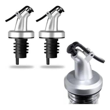 Imagem de 2X Kit 10 Bico Dosador De Garrafas Azeite Vinagre Galheteiro