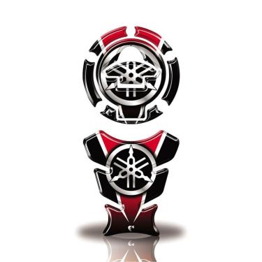 Imagem de Kit Protetor Tanque Moto Yzf-R3 Mt Tenere Yamaha Vermelho Vermelho