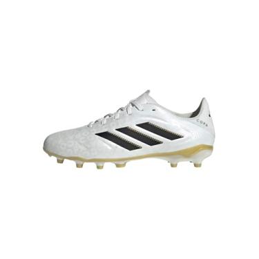 Imagem de adidas Tênis infantil unissex Copa Pure 3 League Firm Multi Ground, Zero metálico/preto/dourado metálico, 12 Little Kid