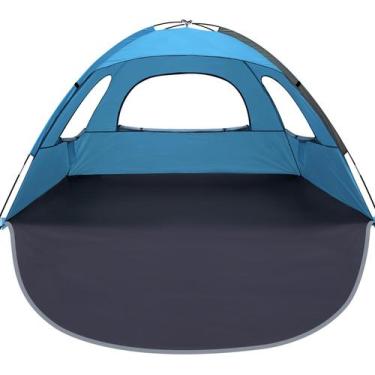 Imagem de Tenda de praia WhiteFang para 6 pessoas com proteção solar portátil UV