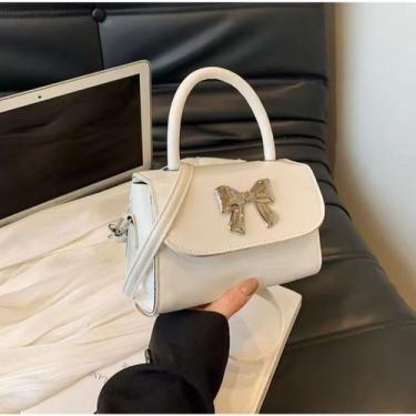 Imagem de Bolsa com laço infantil Festa Fashion Feminina - NoBrand, Branco