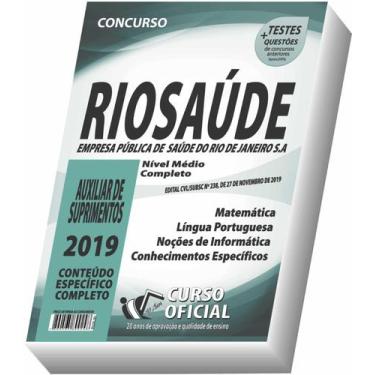 Imagem de Apostila Riosaúde - Auxiliar De Suprimentos - Curso oficial