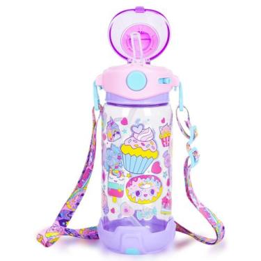 Imagem de Garrafa YOYTOO Kids Water Garrafa de 650 ml de palha à prova de vazame