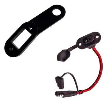 Imagem de Suporte de carregador de bateria de motocicleta, suporte de porta de carregamento oculto e suporte de cabo — compatível com Harley Road Glide FLTRX 2024-2025 e Street Glide FLHX e Road Glide CVO ST