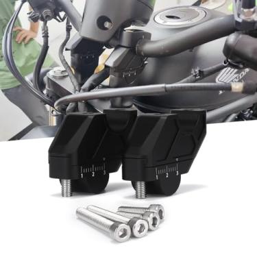 Imagem de Super Vici Elevadores de guidão de motocicleta adequados para Rebel 1100 500 300-2023 2024 2025 2026 Suporte de painel de elevação de barra de guidão 2025 Rebel 1100 acessórios 2025 Rebel 500