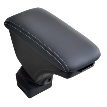 Imagem de Encosto Apoio De Braço Com Porta Objetos Para Nivus Sense (Cinza - Costura Cinza)