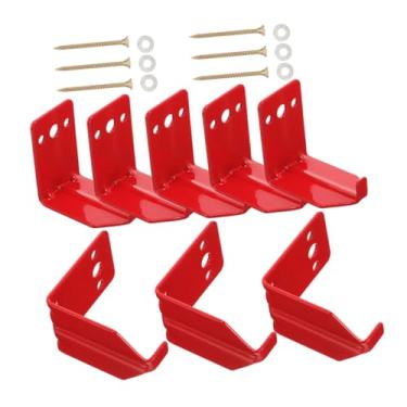 Imagem de Fire Extinguisher Wall Mount Bracket Hook with Accessories Holder for Extinguishers Easy Installation Fire Safety Wall Hanger