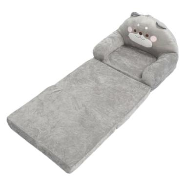 Imagem de Acouto Sofá Dobrável para Crianças Desenho Animado Animal Sofá Dobrável para Crianças Macio para Lendo Assistindo TV Infantil Relaxante para Espreguiçadeira - Casa e (Dobrando em terços)