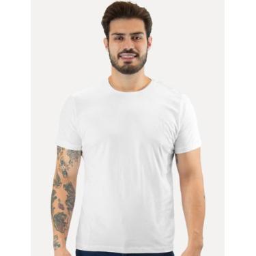 Imagem de Camiseta Guess Masculina Bordado Peito Branca, S/P