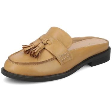 Imagem de Mocassim feminino Journee Azura Tassel Mule, Bronzeado, 35