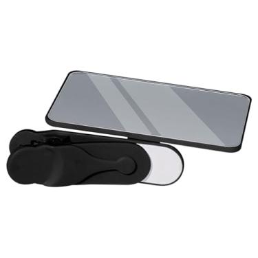 Imagem de Shakven Vidro para selfie com câmera traseira do telefone, espelho para selfie,Câmera de telefone com clipe Vlog espelho - Espelho de telefone com efeito de reflexão de foto de alta definição para