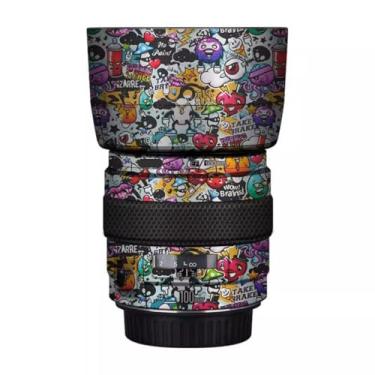 Imagem de EF 100 2 adesivo para lente de câmera revestimento película protetora protetor corporal decalque skin para Canon EF 100 mm F2 USM (grafite branco)