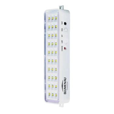Imagem de Luminária Emergencia 30 Leds 1W 50/100Lm 100-240V
