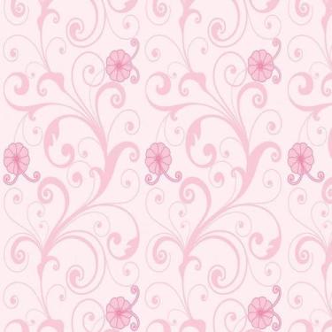 Imagem de Papel De Parede Rosas Claras Sala Quarto Adesivo Lavavel - LRP