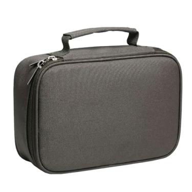 Imagem de Estojo Grande Box 2 Ziper Quadrado Escolar Divisorias BakPak (Verde Militar)