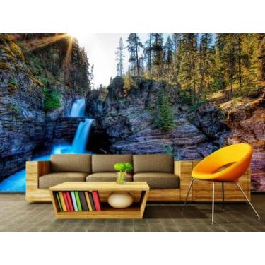 Imagem de Papel de Parede Paisagens Cachoeira44 - 1,00 X 2,00 - Voce Decorando