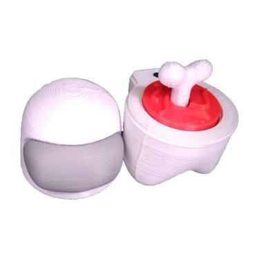 Imagem de Among us - 1 un - 6cm (branco) - ARTIS 3D