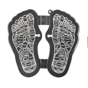 Imagem de Massageador Para Pés Elétrico EMS Dobrável, Estimulação Muscular, Acupuntura, USB, 29x15cm, Portátil, 240g