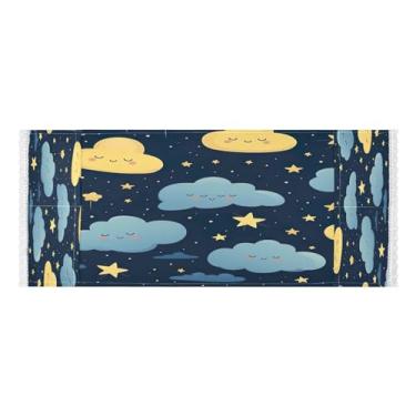 Imagem de Wassud Capas de lavadora e secadora de desenho animado, protetor de lavadora com sacos de armazenamento, capa de geladeira à prova de poeira com bolsos para lavanderia doméstica, cozinha, 120 x 55 cm