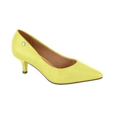 Imagem de Sapato Feminino Scarpin Salto Baixo Vizzano Glitter 1185.702, Sicilian