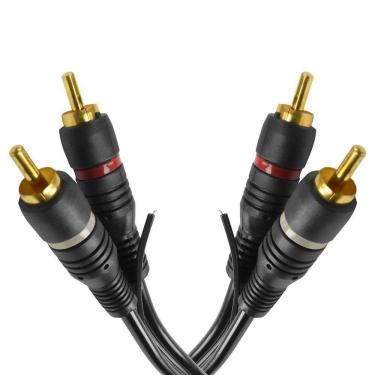 Imagem de Cabo De áudio Evus C-0182 Rca Macho ×2 Rca Macho Gold 3m