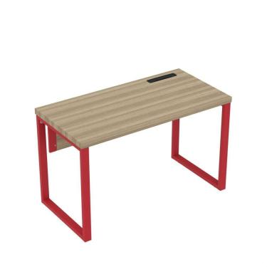 Imagem de Mesa Plataforma Unica 120x60 Pe40 Noce Naturalle-vermelho