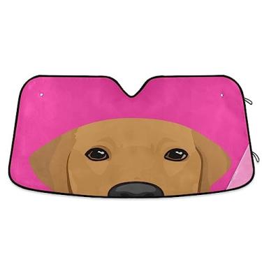 Imagem de Persianas de janela de carro Sonda Labrador para-brisa dianteiro, persianas de janela de carro, para caminhão, SUV, carro mantenha fresco