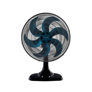 Imagem de Ventilador Mesa Turbo 650cm 6 Pás 220v Preto Azul