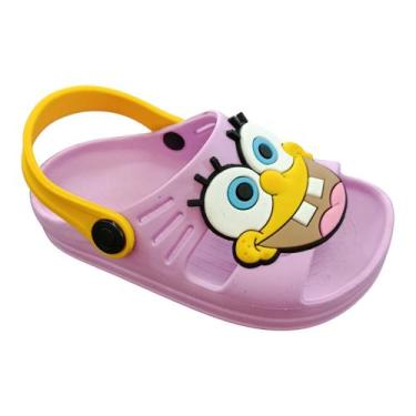 Imagem de Sandália Papete Infantil Bob Esponja Desenho Unissex E.v.a - Marinella