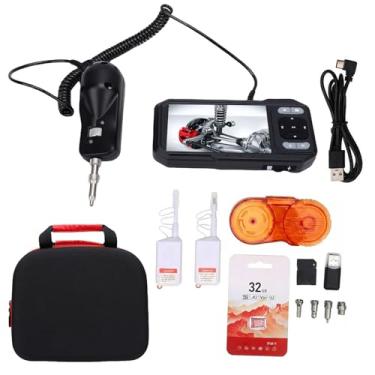 Imagem de Eujgoov Detector Facial de Extremidade de Fibra, Microscópio de Ampliação 400X Tela LED HD de 4,5 Polegadas Com Gravação de Vídeo Em Tempo Real