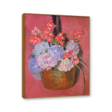 Imagem de NHLDZYH Moldura de Teca. Tela decorativa cozinha, arte vintage especiarias coloridas, arte de parede quadros para sala de estar quarto cozinha. B97. 30x40cm