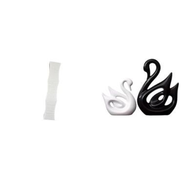 Imagem de Whtkoph Abajur em Forma de Cisne, Escultura Aconchegante para Sala de Estar, Elegante Estatueta de Animal Colecionável para Decoração de Casa E
