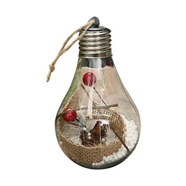 Imagem de Lâmpada de Globos Pendurada em Árvore com Corda Suspensão Luminária LED DIY Decoração Pingente para Casa Inverno Festa Férias Presente