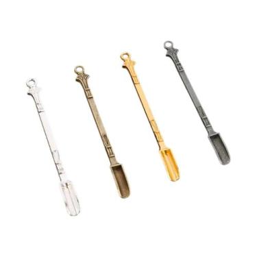 Imagem de Mini Colher De Medicina Em Liga Metálica 5 Peças, Colher De Precisão P