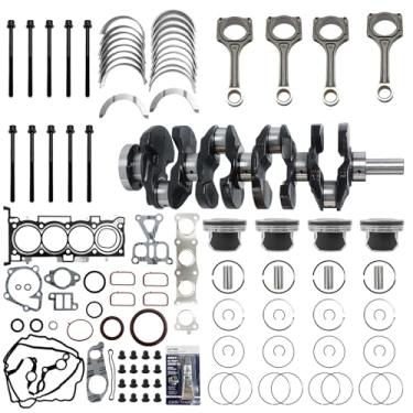 Imagem de Kit de revisão de reconstrução de motor G4KJ 2.4L com virabrequim e bielas compatíveis com Hyundai Tucson Sonata Santa Fe para Kia Sorento Optima & Sportage 11-20 23510-2G500 23111-2G200