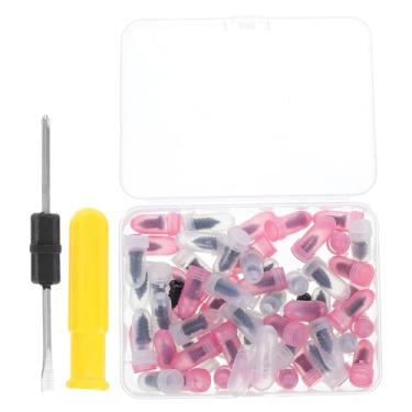 Imagem de BESTYASH 1 conjunto de kit de reparo de perfuração de carro: inclui pregos de reparo de pneu a vácuo e chave de fenda, autoatendimento rápido de pneu para carros, motocicletas, quadriciclos, caminhões