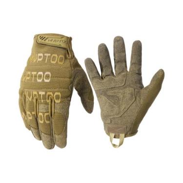 Imagem de Luvas Táticas De Dedo Completo Para Atividades Ao Ar Livre Com Tela Se