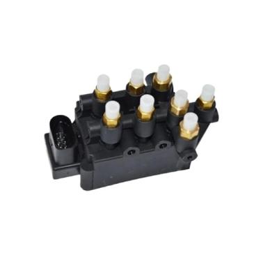 Imagem de 4M0616013A Bloco de válvula solenoide de distribuição de suspensão a ar automotiva compatível com Audi Q7 (4M) SQ7 Q8 2016-2020
