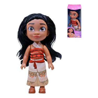 Imagem de Brinquedo Infantil Mini Boneca Princesa Moana 15cm +3 Anos Etitoys - Y