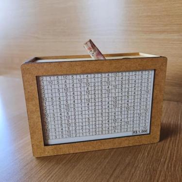 Imagem de Cofre Desafios dos 100 Depósitos 1mil 5 Mil 10Mil Desafio dos Depósitos Junto Ganhou Método Japônes(10000)