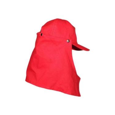 Imagem de CAPUZ TOUCA ARABE VERMELHO C/ tiras autocolantes INDART