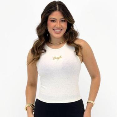 Imagem de Blusa Beagle Regata Cropped Canelada Feminina-Feminino