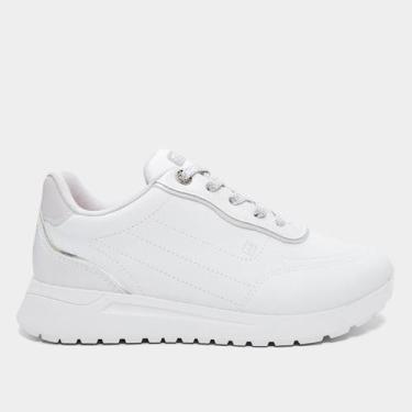 Imagem de Tênis Ramarim Casual Feminino, Branco, Prata, 38