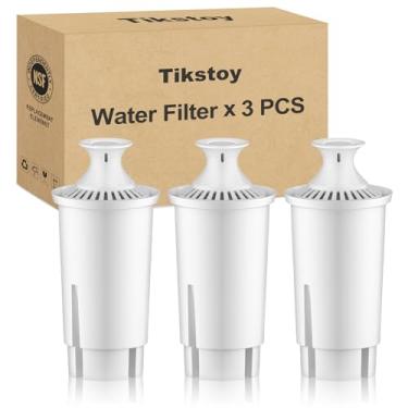 Imagem de Tikstoy Filtro de água de substituição para filtro de água Brita e jarros, filtro de jarro de água compatível com Brita Classic, Mavea, Ob03, 107007 35557, reduz cloro e metais pesados (3)