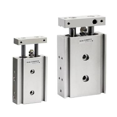 Imagem de CXSM10/15/20/25/32 Cilindro pneumático de ar de dupla ação 10/20/30/40/50/60/70/75/100/125/150 haste dupla de substituição 1 peça (curso 10 mm, CXSM20 (furo 20 mm))