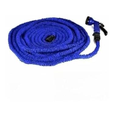 Imagem de Mangueira Mágica Flexível De Jato Para Jardim E Carro(azul)